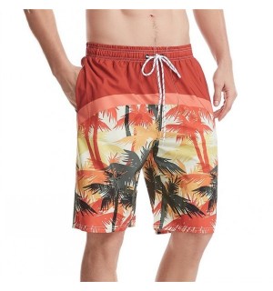 Quick Drying Beach Pants Swimming Trunks for Men Summer Surfing Boardshorts Mens Swimwear